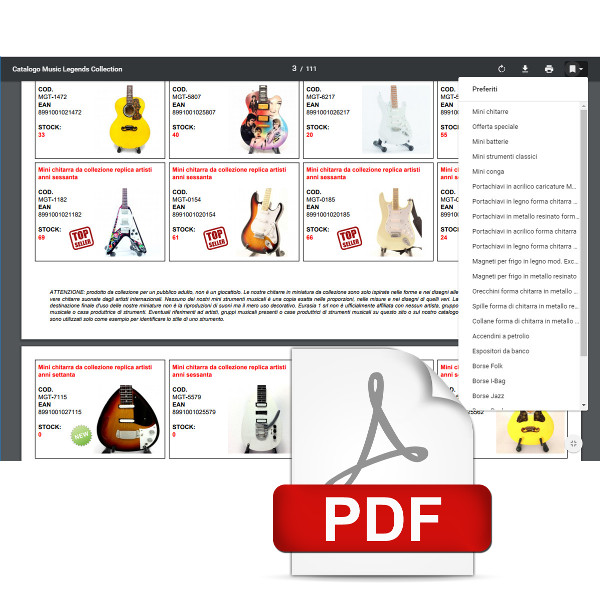 Automatic generation of PDF catalogs